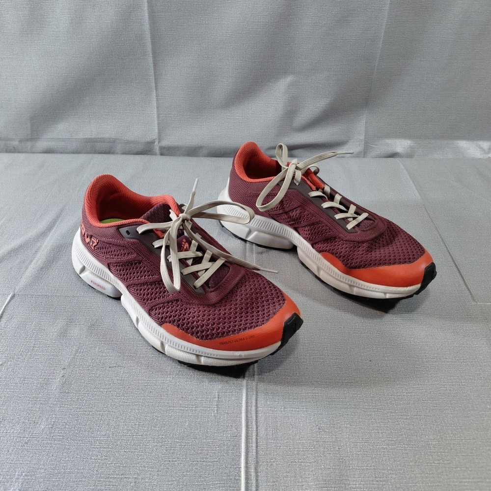 Inov-8 TrailFly Ultra G 280 Shoes Men's 9 Womens 10.5 Red Burgundy Unisex Hiking